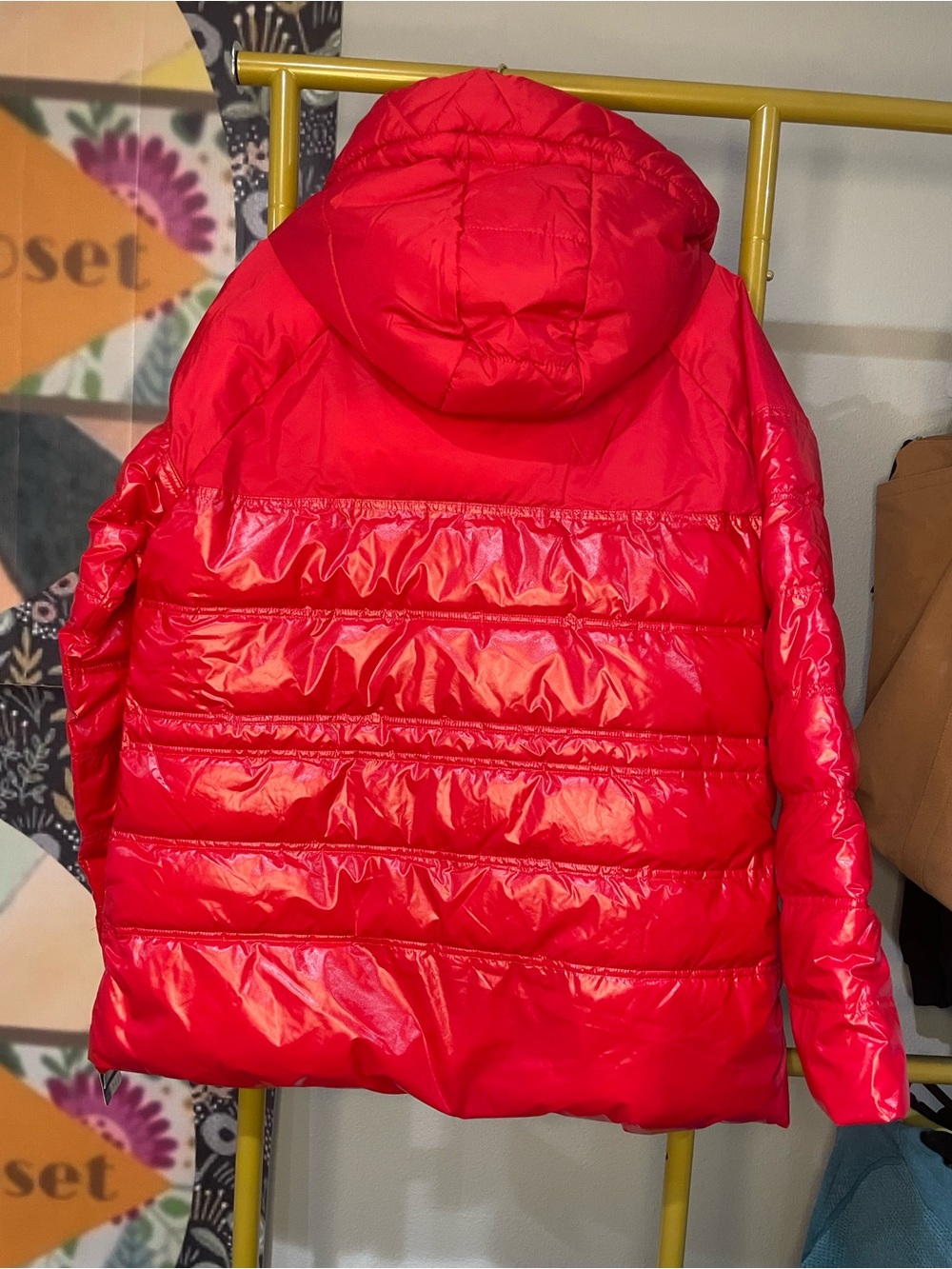 NWT! NBA Portland Trail Blazers Red Puffer Jacket size XL - Picture 10 of 11